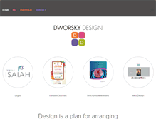 Tablet Screenshot of dworskydesign.com